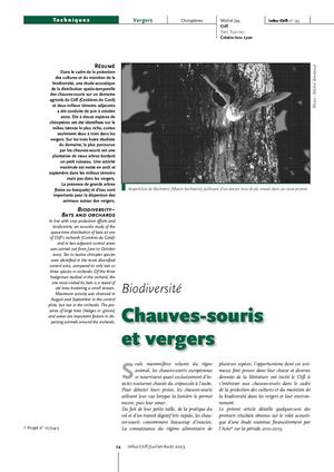 (Arbo-30) Chauves-Souris Vergers