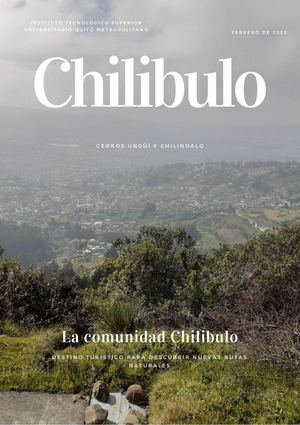 Revista Proyecto Turistico Chilibulo