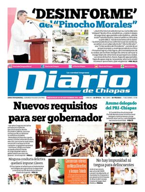 Portada, 25 de septiembre 2019