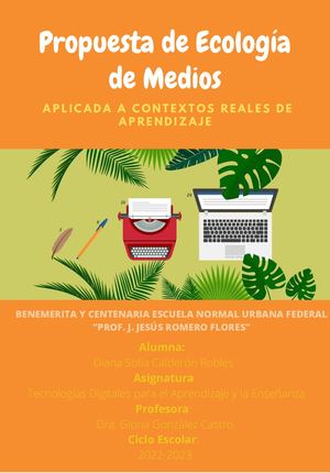Propuesta De Ecologia De Medios