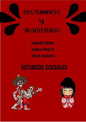 COSTUMBRES Y TRDICIONES