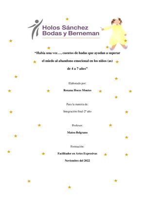 Habia Una Vez Algunos Cuentos De Hadas Que Ayudan A Superar El Miedo Al Abandono Emoc (1)
