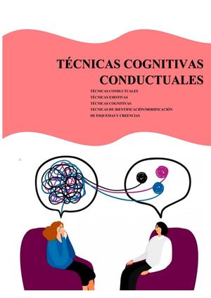 Tecnicas Cognitivas Conductuales Compendio