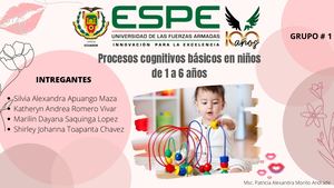 Guia E Procesos Cognitivos Básicos En Niños De 1 A 6 Años
