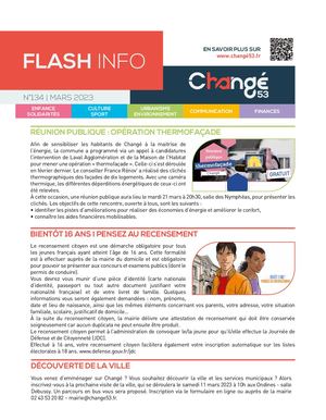 Flash info mars 2023