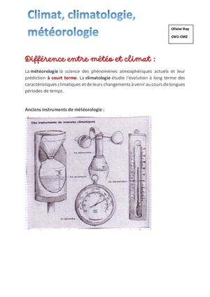 Les Climats En Europe Leçon