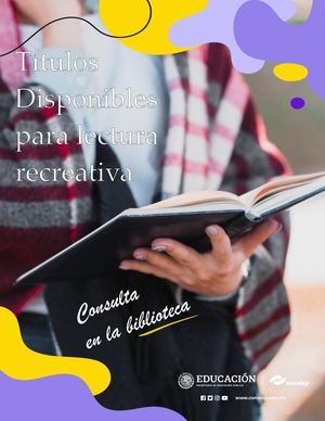 Promocion De Libros Lectura Recreativa