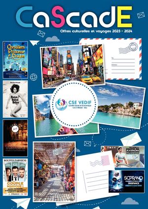 2023010025 Catalogue Activités Voyages Cascade 2023-2024 CSE VEDIF