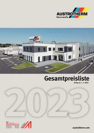 Preisliste Austrotherm Dämmstoffe 2023 Web