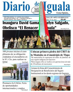 Martes 14 De Febrero De 2023 Diario De Iguala