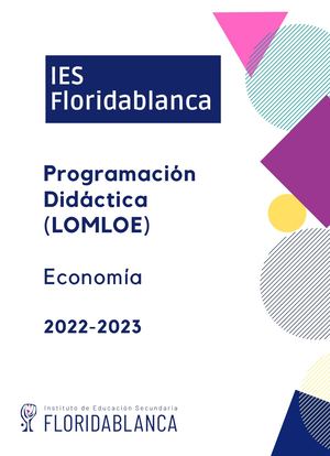 Economía Lomloe Pd 2022 2023