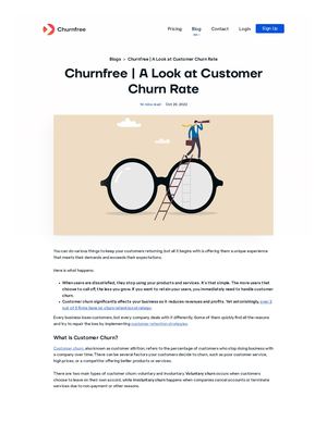 Look At Customer Churn Rate