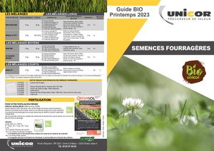 Unicor Plaquette Biofourragere Printemps23