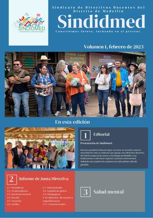 Boletin Sindidmed Vol 1. Febrero 2023