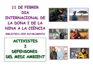 Activistes i defensores del medi ambient