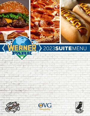 Werner Park Suite Catering Menu