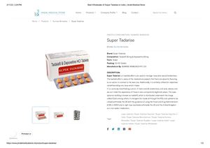 Tadalafil 20mg & Dapoxetine 60mg