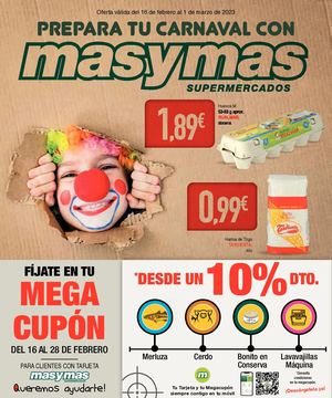 Oferta Válida Del 16 De Febrero Al 1 De Marzo De 2023 - Masymas Supermercados