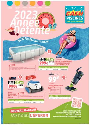 Un max de détente avec Cash Piscines !