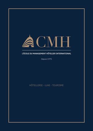CMH, l'école du management hôtelier international