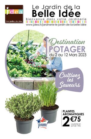 DEPLIANT DESTINATION POTAGER JDEA LA BELLE IDEE