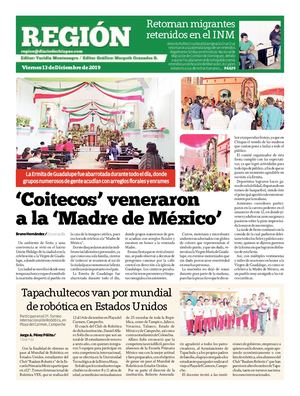 Región, Viernes 13 De Diciembre De 2019