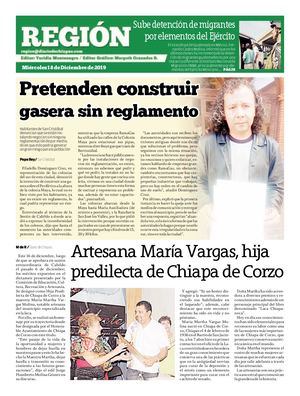 Región, Miércoles 18 De Diciembre De 2019