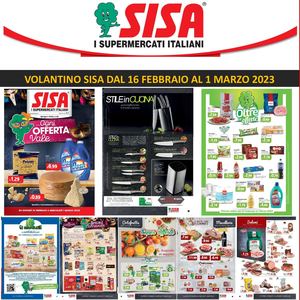 Volantino SISA Marsala dal 16 Febbraio al 1 Marzo 2023