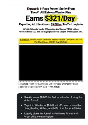 Stolen Funnel Taps $9 Billion Traffic Source - Clone N Cash