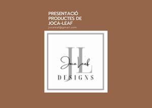 Grup 2 Presentació Productes De Joca Leaf