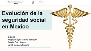 Evolución De La Seguridad Social en México