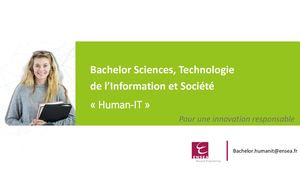 Présentation du Bachelor Human-IT de l'ENSEA