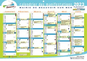 Calendrier Pratique 2023
