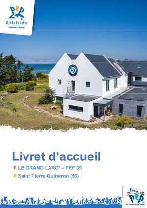Livret d'accueil Quiberon Classes