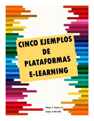 Cinco Ejemplos de Plataformas E-Learning