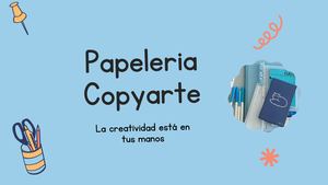 PROYECTO PAPELERÍA COPYARTE