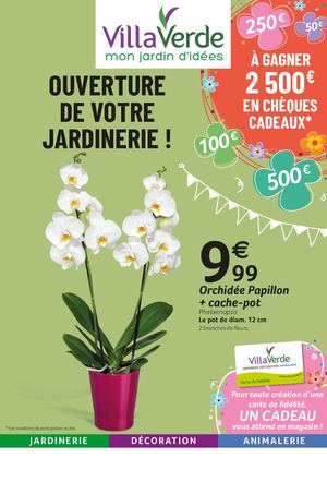 Ouverture Printemps 2023