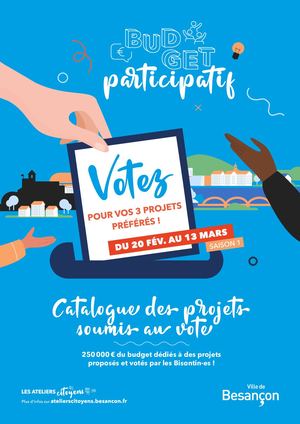 Budget participatif : Catalogue des projets soumis au vote