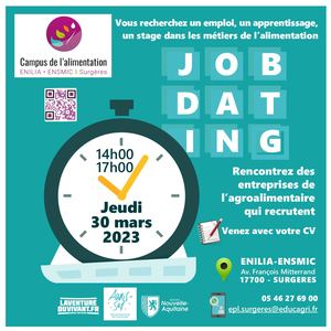 Affiche Job Dating 2023 Candidats
