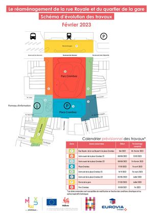 Rue Royale - flyer des travaux