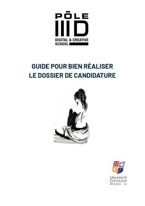 Guide Pour Bien Réaliser Le Dossier De Candidature