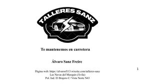 Talleres Sanz (Álvaro Sanz Freire