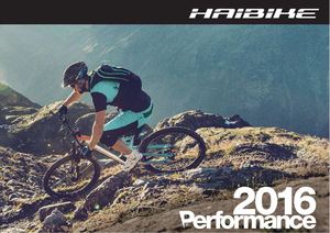 Catalogo Haibike 2016