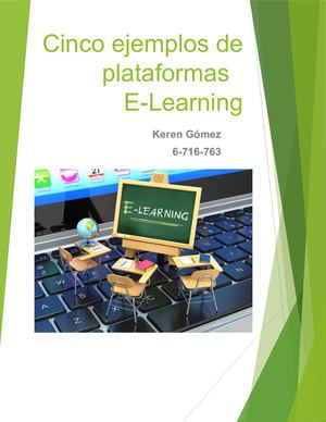 Cinco Ejemplos De Plataformas E Learning