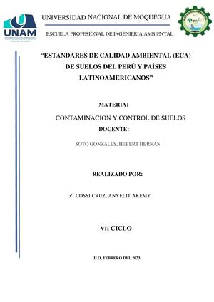 Estandares De Calidad Ambiental(eca) (1)