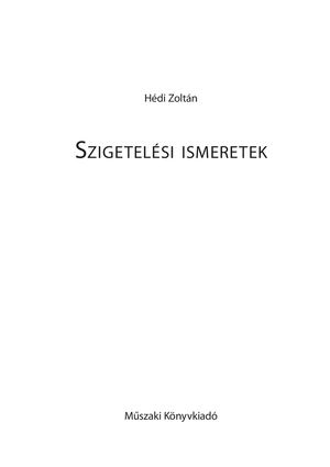 MK-5017 Szigetelési ismeretek