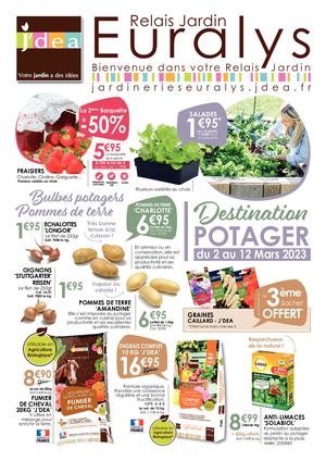 Dépliant Destination Potager Euralys Hazebrouck