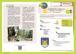 Chatel Censoir : Chemin des écoliers n°1