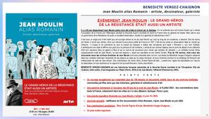Jean Moulin alias Romanin - Michel lafon