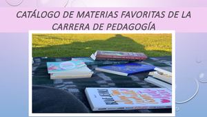 Presentacion De Materias Favoritas